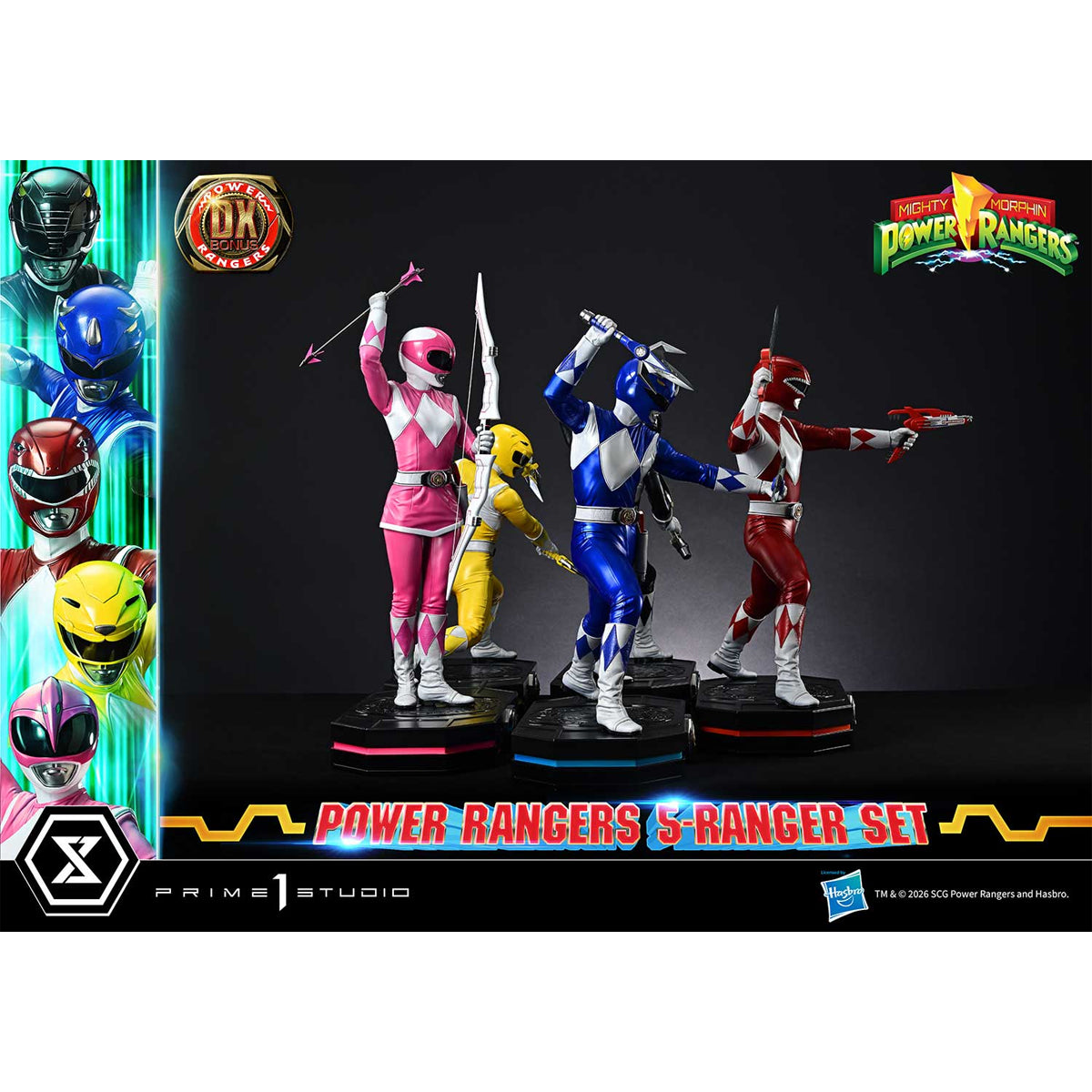 Premium Masterline Mighty Morphin Power Rangers: Power Rangers 5-Ranger Set