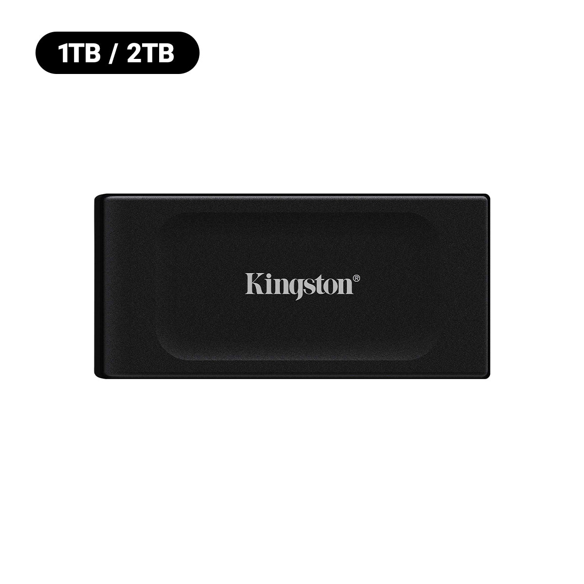 Kingston XS1000 USB 3.2 Gen 2 USB Type-C Extrenal SSD (Black) (1TB, 2TB) (SXS1000/1000GA, SXS1000/2000GA)