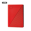 WD My Passport External Hard Drive USB 3.2 Gen 1 (5TB, 6TB) (Red)