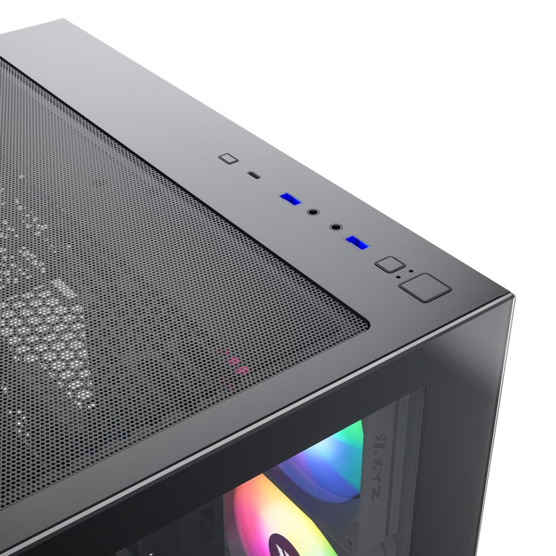 XYZ Tesseract X ATX 2D Glass Panoramic Tempered Glass PC Case