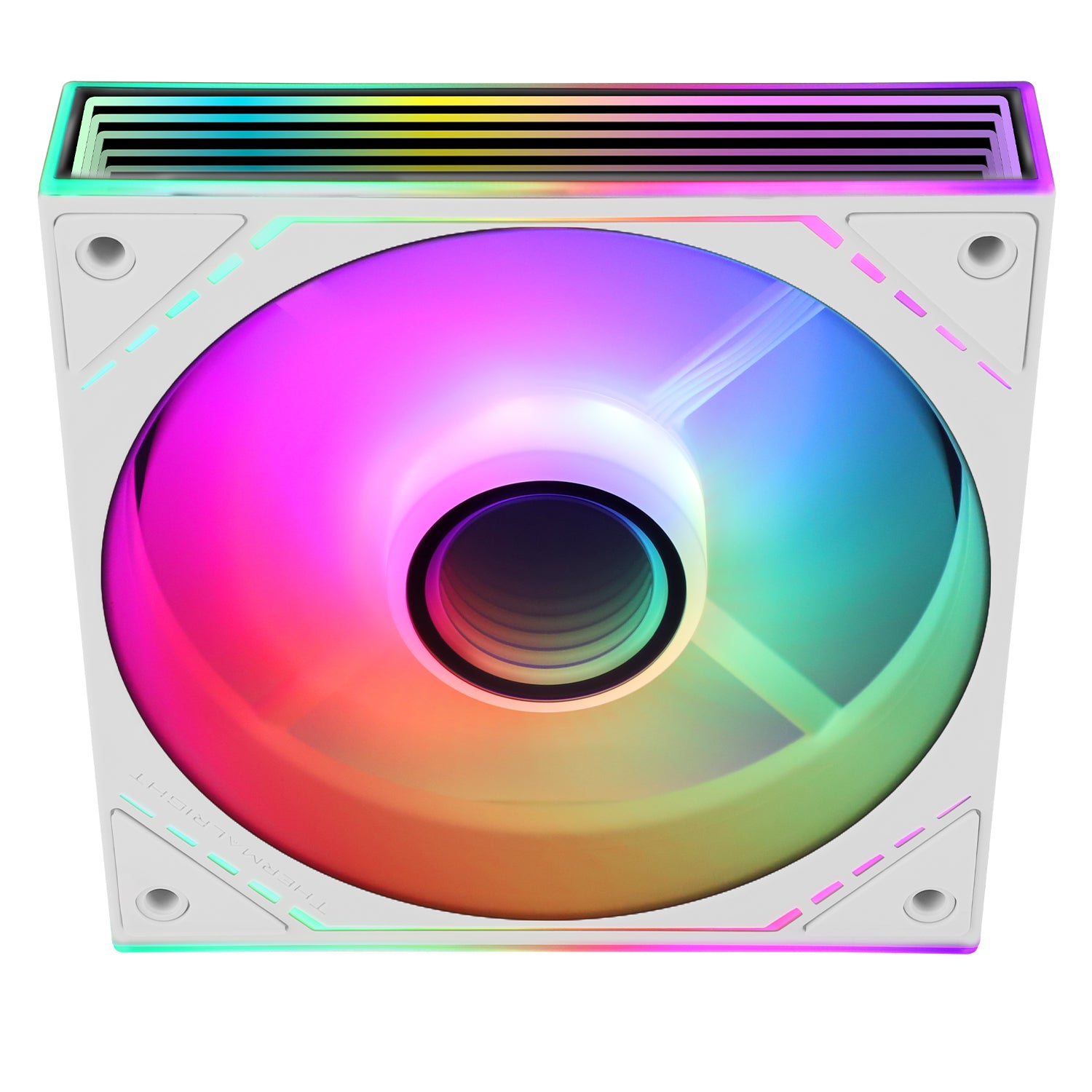 Thermalright TL-M12W-S 120mm PWM ARGB Silent-Balance PC Case Fan (White)
