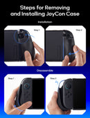 JSAUX Shock-Absorbent Split Storage Case for Nintendo Switch 2 (Black)