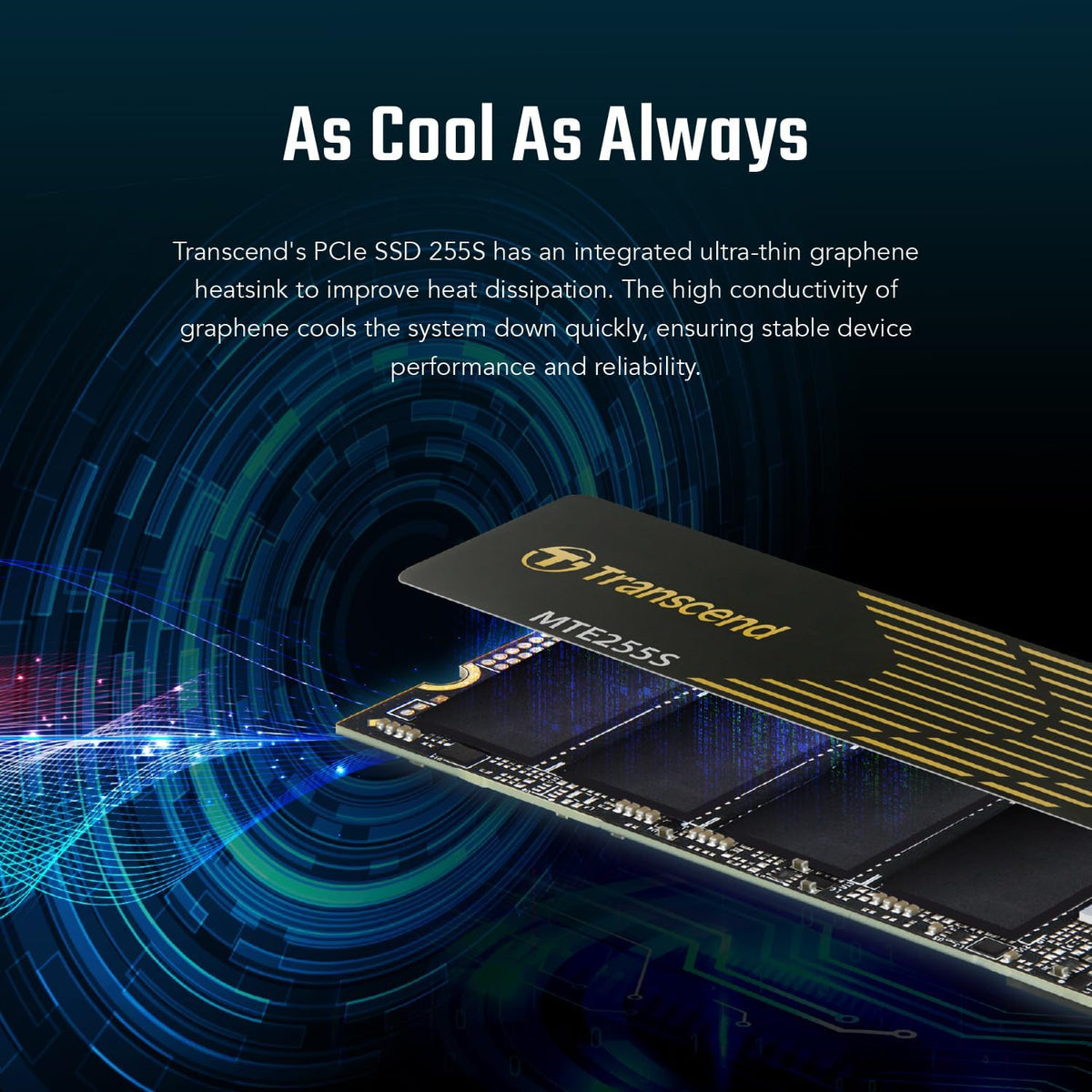 Transcend 255S PCIe NVME GEN4 X4 M.2 Internal SSD | DataBlitz