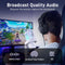 Maono DM40 Pro Wireless RGB Condenser Gaming Desktop Microphone