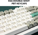 Keychron Q5 Max QMK/VIA Fully Assembled With Knob RGB Backlit Hot-Swappable 96% Wireless Custom Mechanical Keyboard - Shell White (Gateron Jupiter Switch)