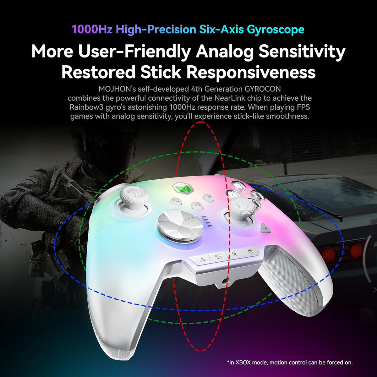 Bigbig Won Rainbow 3 Wireless Gaming Controller 