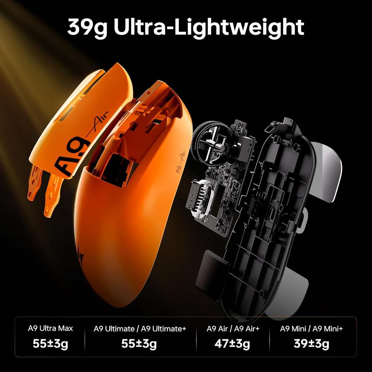 ATK Dragonfly A9 Mini Lightweight Wireless Mouse