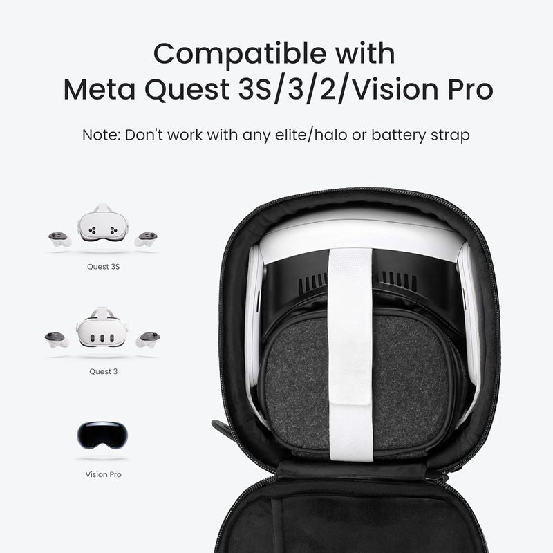 Kiwi Design P4 Portable Carrying Case for Meta Quest 2/3/3S/Vision Pro