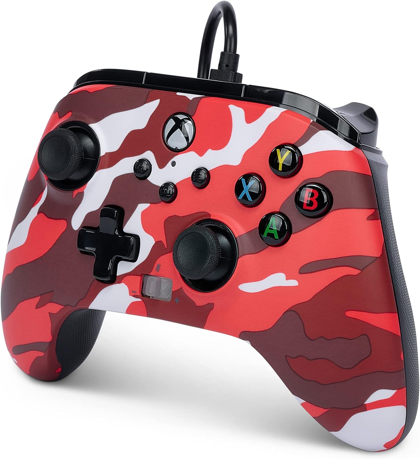 Power A Xbox Enhanced Wired Controller Red Camo For Xbox