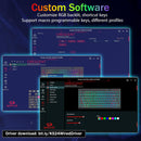 Redragon Crescent K524-RGB 75% Wired Gaming Keyboard With Macro Keys