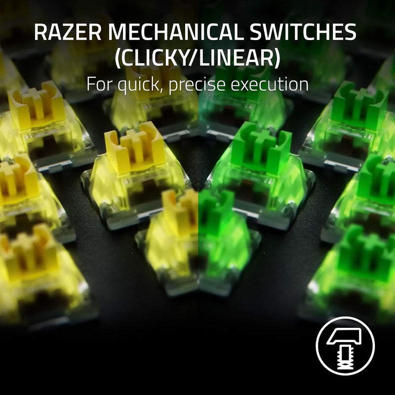 Razer Blackwidow V4 X Mechanical Gaming Keyboard With Razer Chroma RGB (Green Switch)