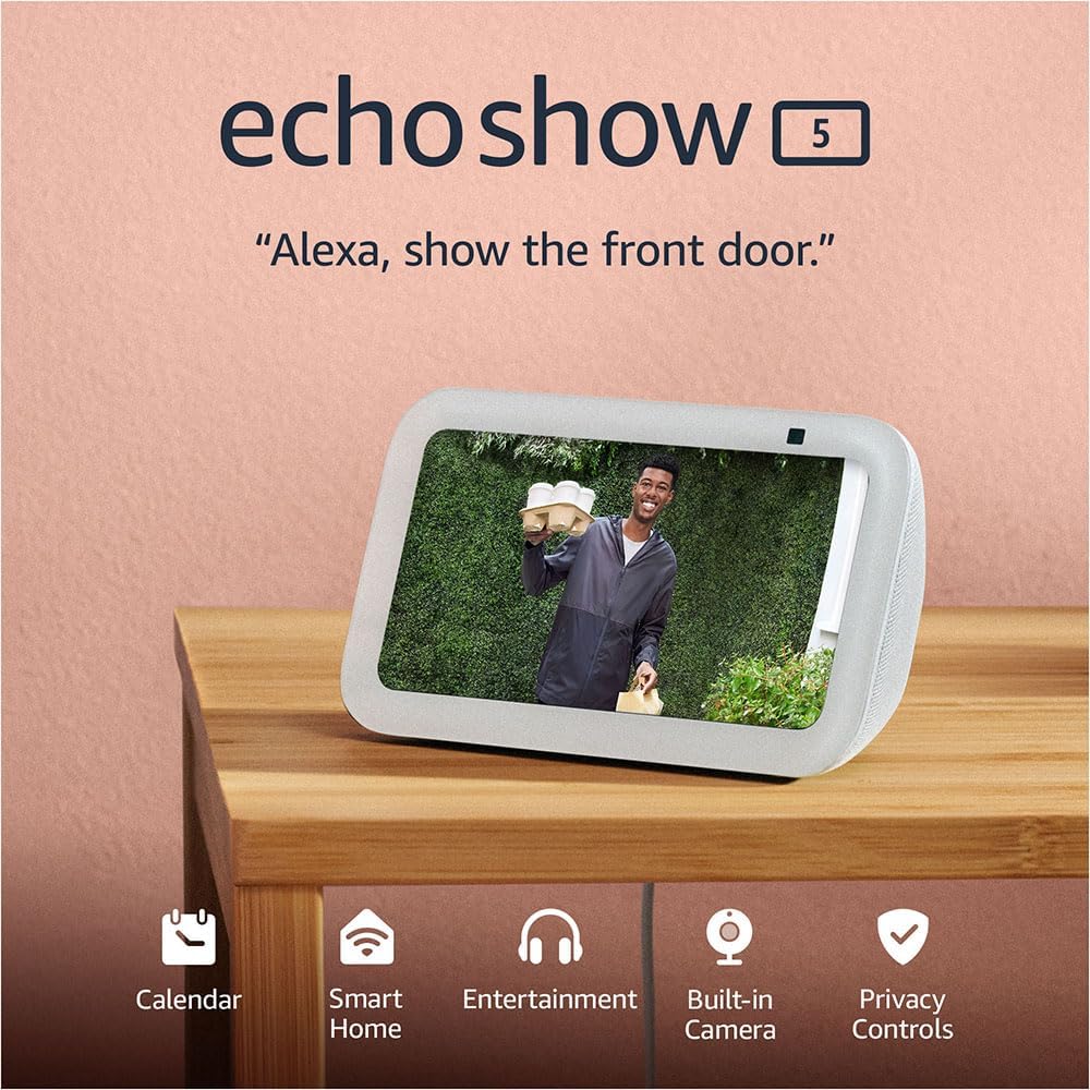 Amazon Echo Show 5 with Alexa 3rd Gen (White)