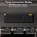 NuPhy Node100 Low-Profile Hot-Swappable Full-Size Wireless Mechanical Keyboard (Blush nano Switch)
