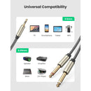 Ugreen AV126 3.5mm TRS To Dual 6.35Mm TS Audio Cable