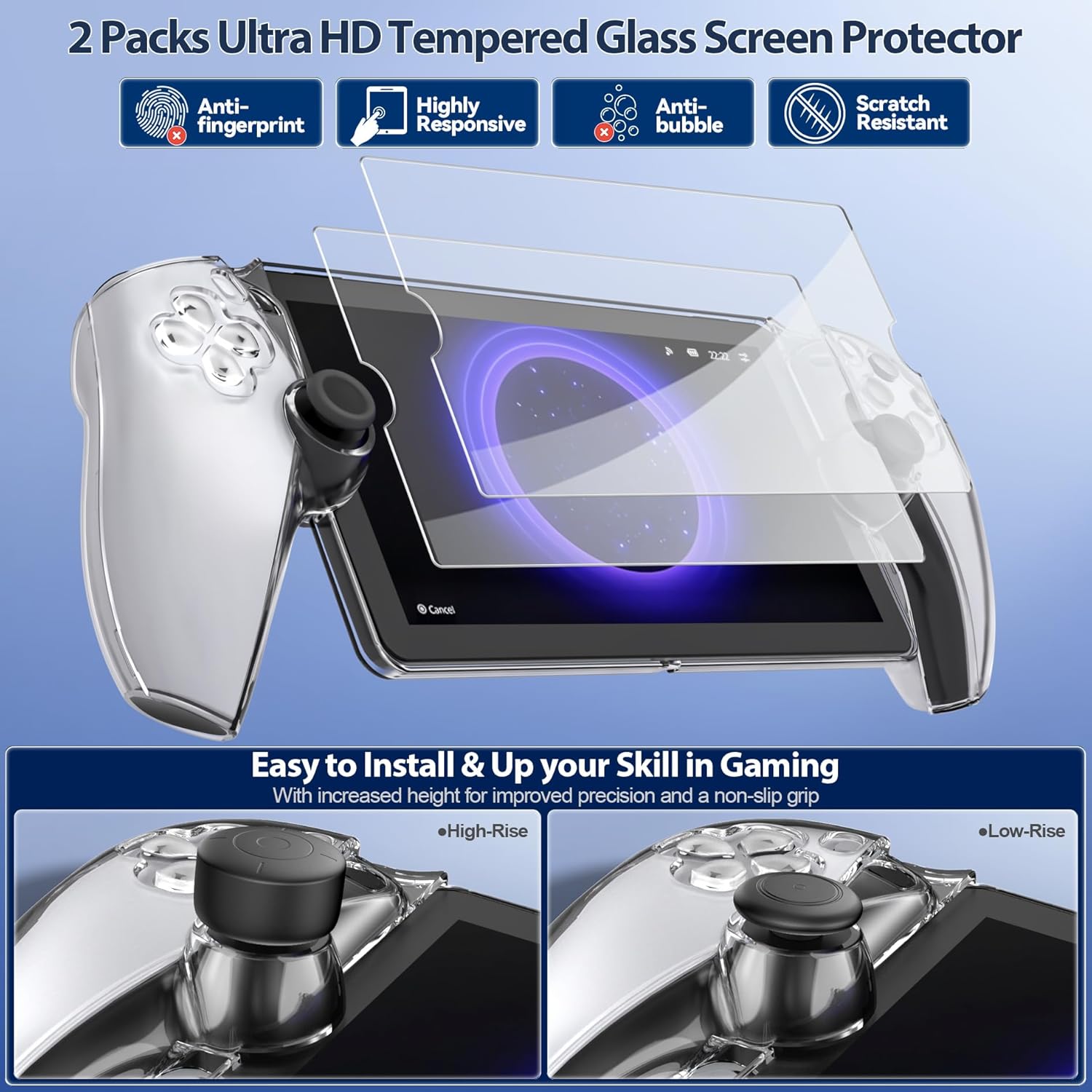 Tokluck 10-in-1 Accessories Set for Playstation Portal (Black) (NG-P5362)
