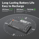 Keychron K2 Max QMK Fully Assembled Hot-Swappable RGB Backlight Aluminum Frame 75% Wireless Mechanical Keyboard - Black