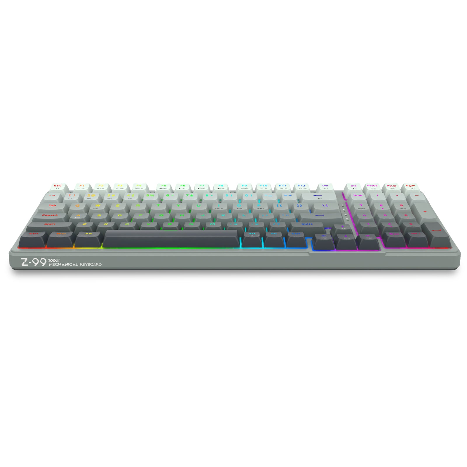 E-Yooso Z-99 Tri-Mode RGB 99-Keys Mechanical Keyboard Gradient Grey | DataBlitz