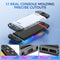 IINE Transparent PC Back Case + Silicone Joy-Pad Case Black for Nintendo Switch 2
