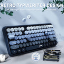 Ajazz 308I 84-Keys Bluetooth Wireless Membrane Keyboard (Mist Blue)