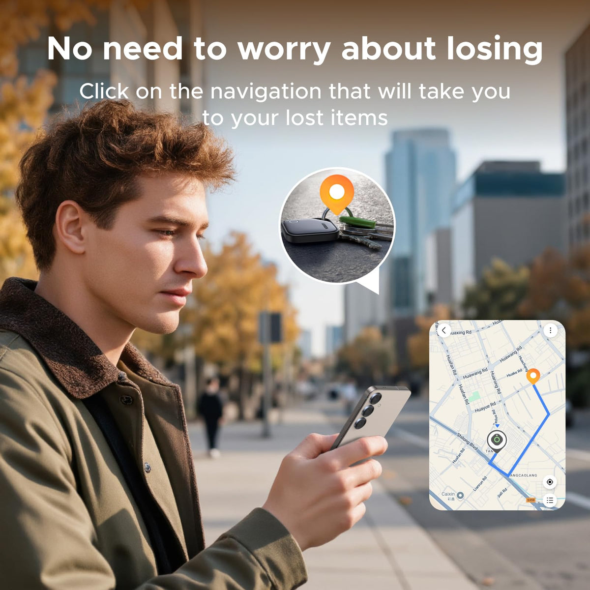 Ugreen Tracker for Galaxy Series - 2 Pack (Black) (CM829/55769P)