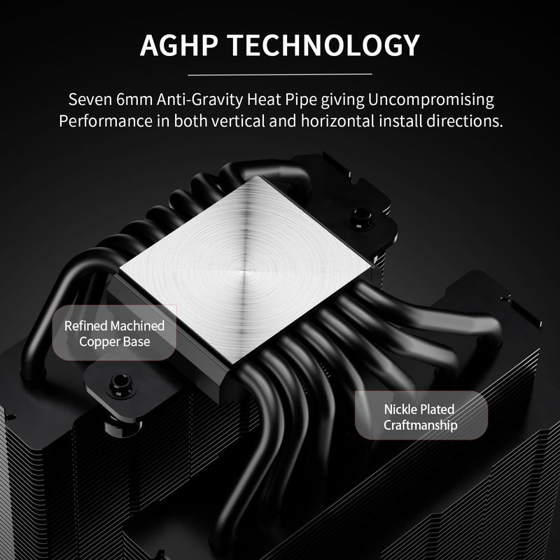 Thermalright Phantom Spirit 120 Vision Evo Dual Tower CPU Air Cooler (Black)