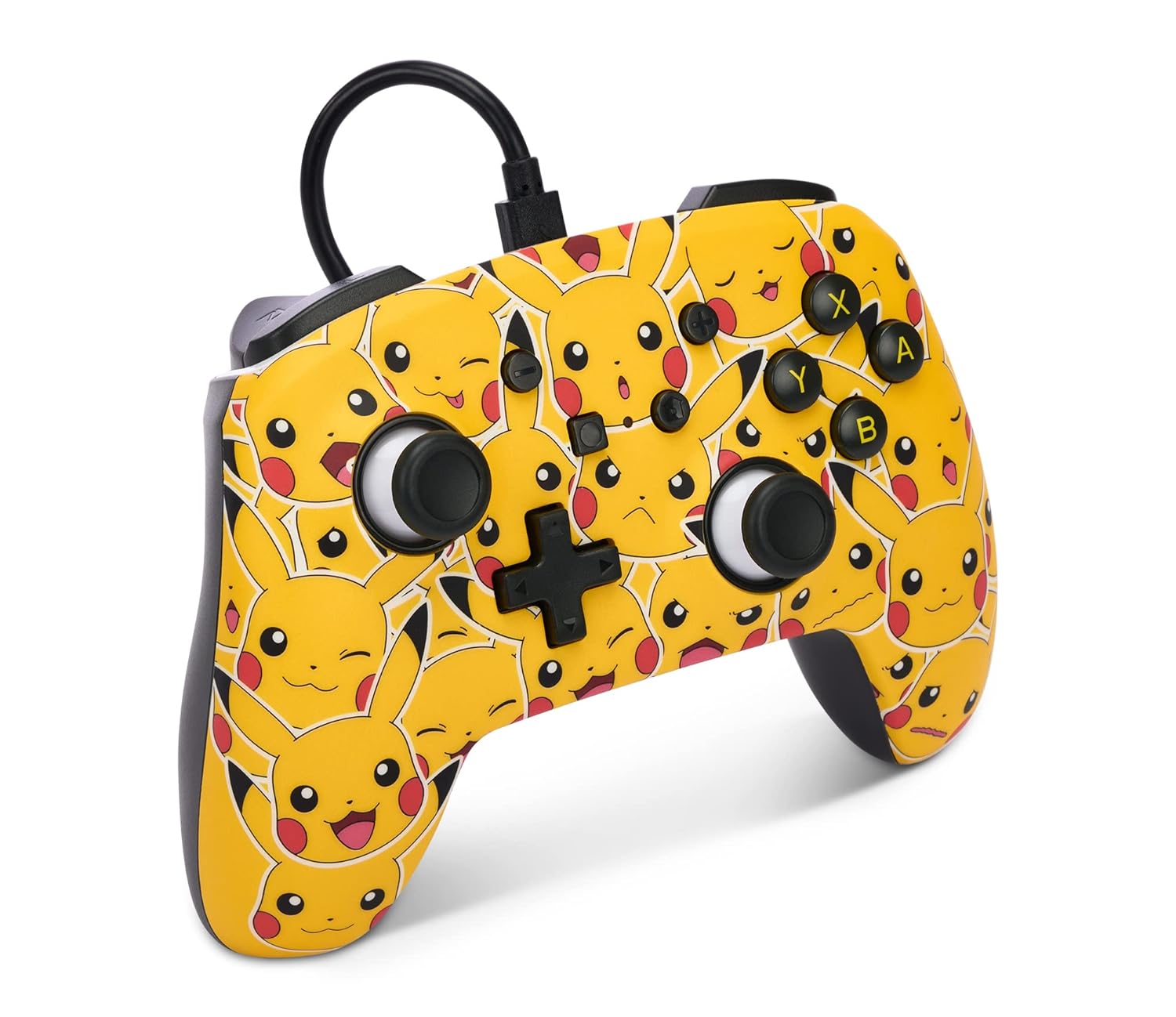 Power A NSW Enhanced Wired Controller Pikachu Moods For Nintendo Switch