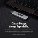Transcend ESD320A 512GB Dual USB 10Gbps Read up to 1050MB/s Type-A Portable SSD (TS512GESD320A)