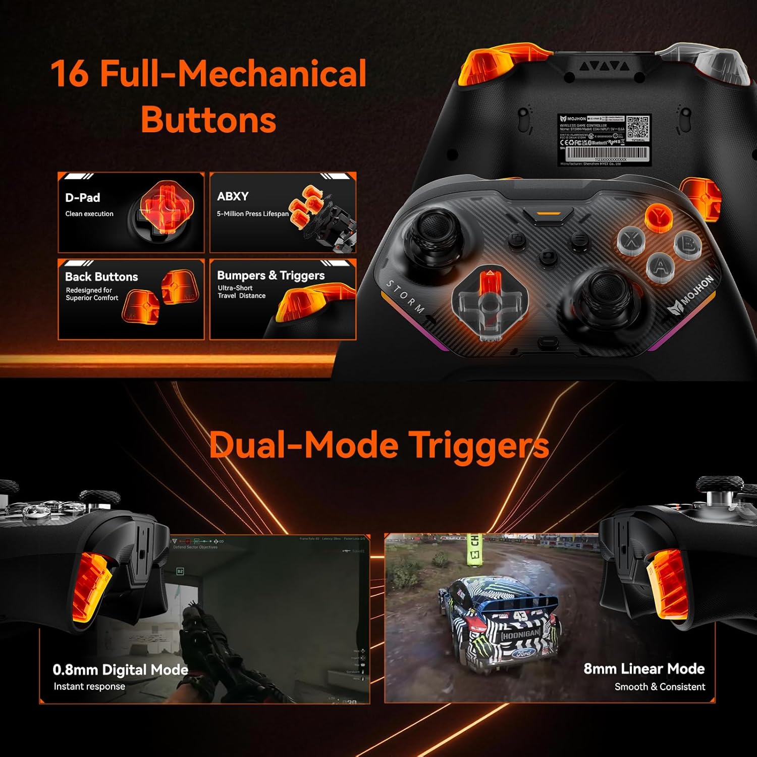 Bigbig Won Mojhon Storm Multi-Platform Wireless Controller 
