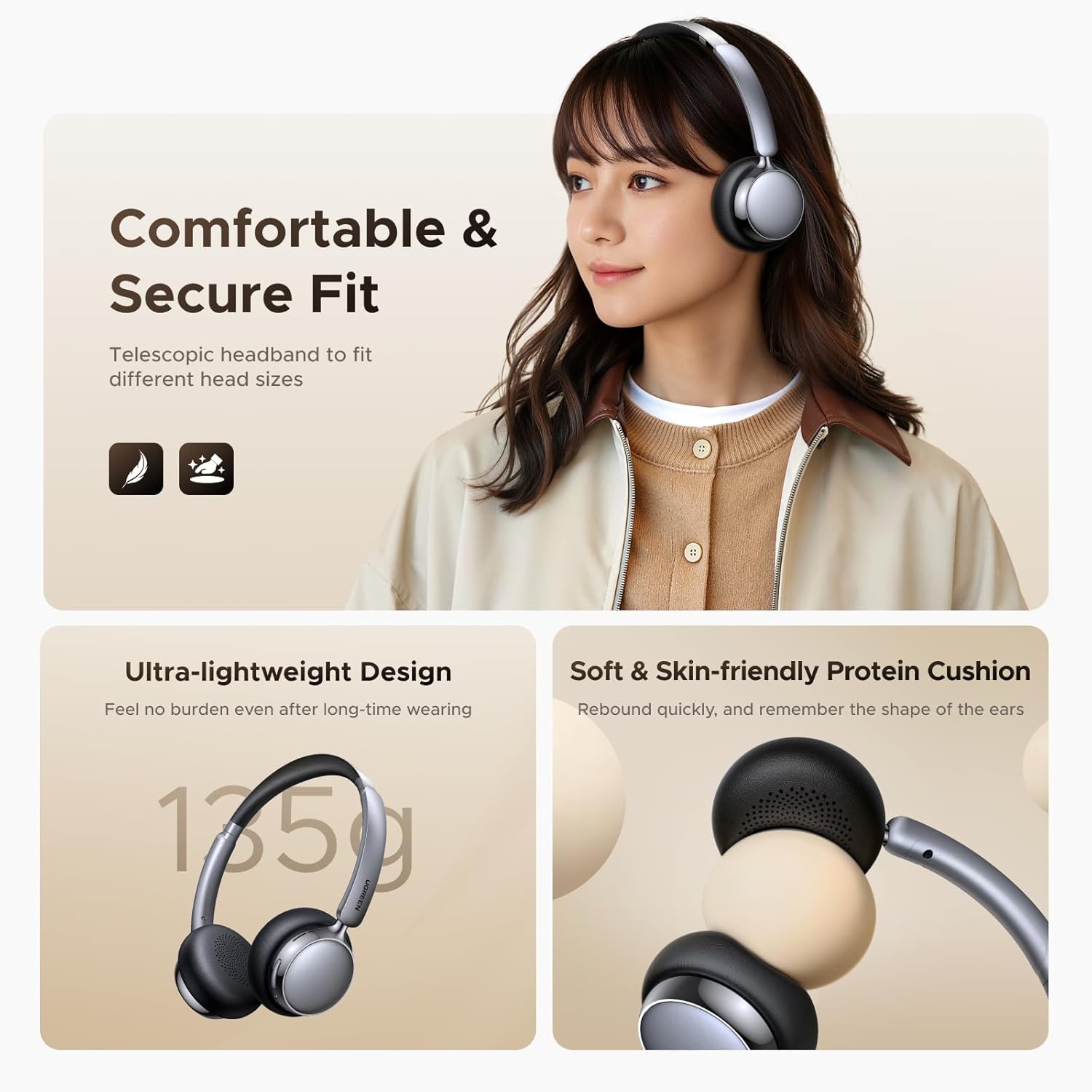 Ugreen Studio Plus Active Noise-Cancelling Headphones