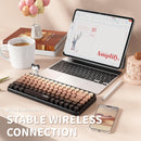 Ajazz 308I 84-Keys Bluetooth Wireless Membrane Keyboard (Bean Paste)