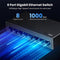 Ugreen 8-Port Gigabit Ethernet Switch Black (CM834/35499US)