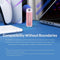 Transcend ESD300 512GB Dual USB 10Gbps Read up to 1050MB/s Type-C Portable SSD (Pink) (TS512GESD300P)