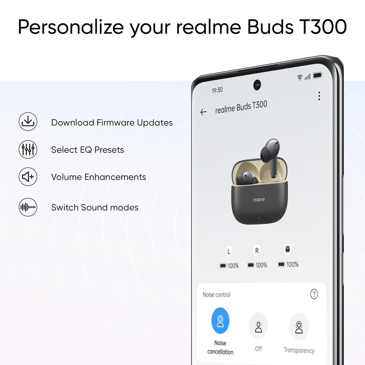 Realme T300 ANC Earbuds (RMA2302)