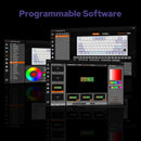 Ajazz AK820 Pro RGB Tri-Mode 75% Hot-Swappable Mechanical Keyboard