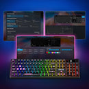 Redragon RM104 Pro Volcano Tri-Mode 104-Key Wireless RGB Membrane Mechanical Gaming Keyboard