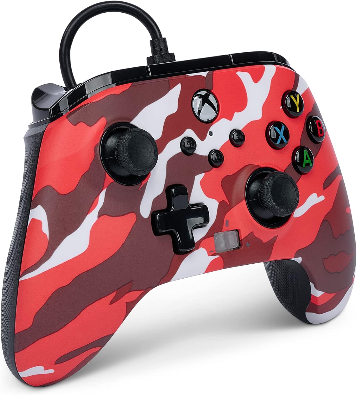 Power A Xbox Enhanced Wired Controller Red Camo For Xbox