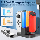 Tokluck Joy Controller Charging Dock For Nintendo Switch (Black) (SW807)