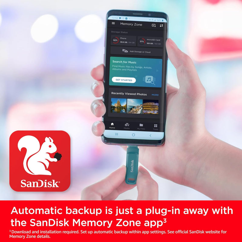Sandisk Ultra Dual Drive Go USB 3.2 Gen 1 Type-C 64GB Flash Drive (Navagio Bay) | DataBlitz