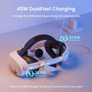 Kiwi Design K4 Duo AIO Audio Head Strap with Battery for Meta Quest 3/3S (QA05B)
