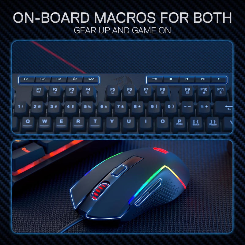 Redragon S141 Rylo Keyboard & Mouse Combo