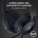 Razer Kraken Kitty V3 X Wired Kitty Headset for Gaming (Black, Quartz, White)