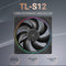 Thermalright TL-S12 120mm PWM ARGB Light Ring Case Fan