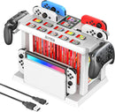 Kytok Controller Charger with Game Slot & Controller Holder