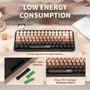 Ajazz 308I 84-Keys Bluetooth Wireless Membrane Keyboard (Bean Paste)