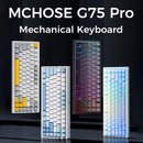 Mchose G75 Pro RGB Tri-Mode Hot-Swappable Mechanical Keyboard (Blue) (Cabbage Tofu Switch)
