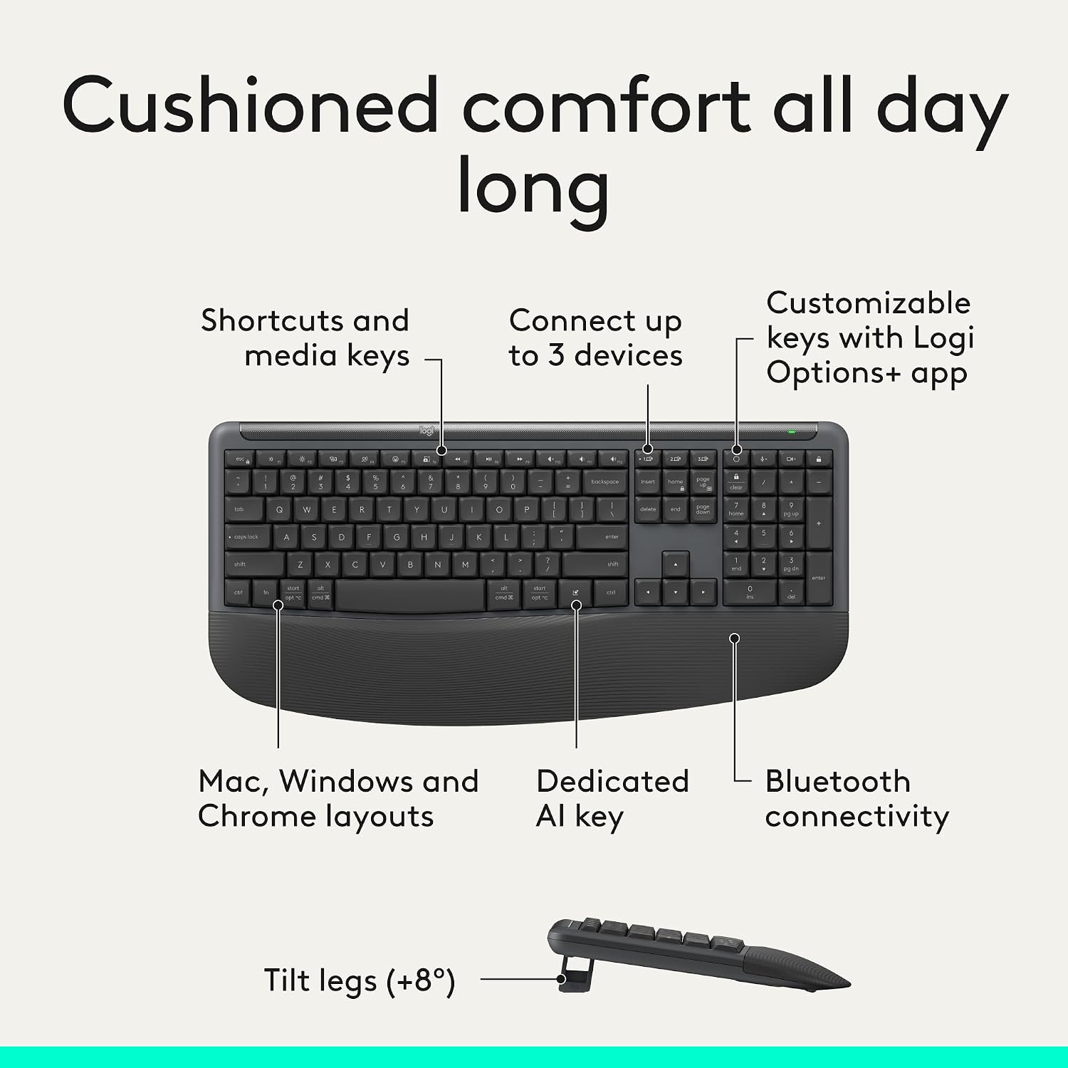 Logitech Signature MK880 Comfort Plus Keyboard & Mouse Combo