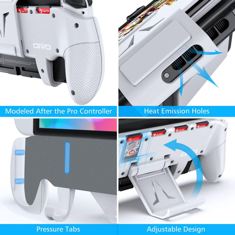 OIVO Asymmetrical Grip with Adjustable Stand