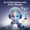 Maono DM40 Pro Wireless RGB Condenser Gaming Desktop Microphone