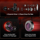 SIMGOT EG280 1DD + 1 Planar HiFi In-Ear Monitor for Gaming (Black)