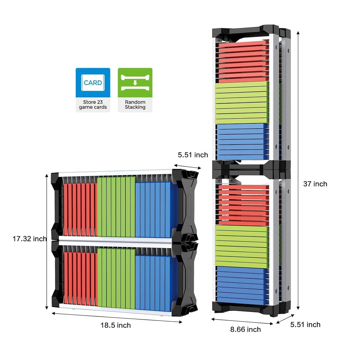 Dobe Storage Stand For P-S / X-B / N-S Game Card Box TY-2847B